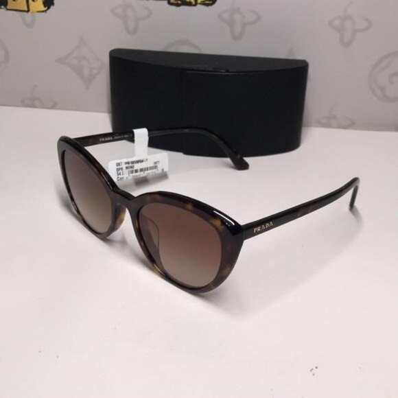New Authentic Prada SPR 02V-F 2AU-6S1 Women’s Sunglasses – Tortoise - Picture 4 of 11